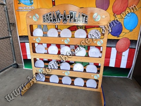 Break a plate carnival game rentals Scottsdale